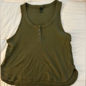 Wild fable waffle knit crop top